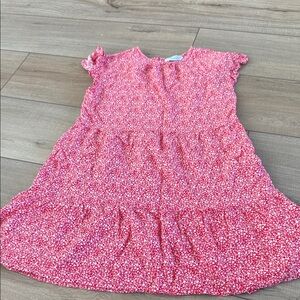 Primark Pink Floral Tiered Casual Dress
